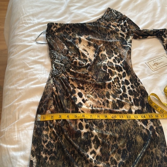Janine of London NWT  designer and couture fashion leopard print  made in USA - Picture 12 of 13